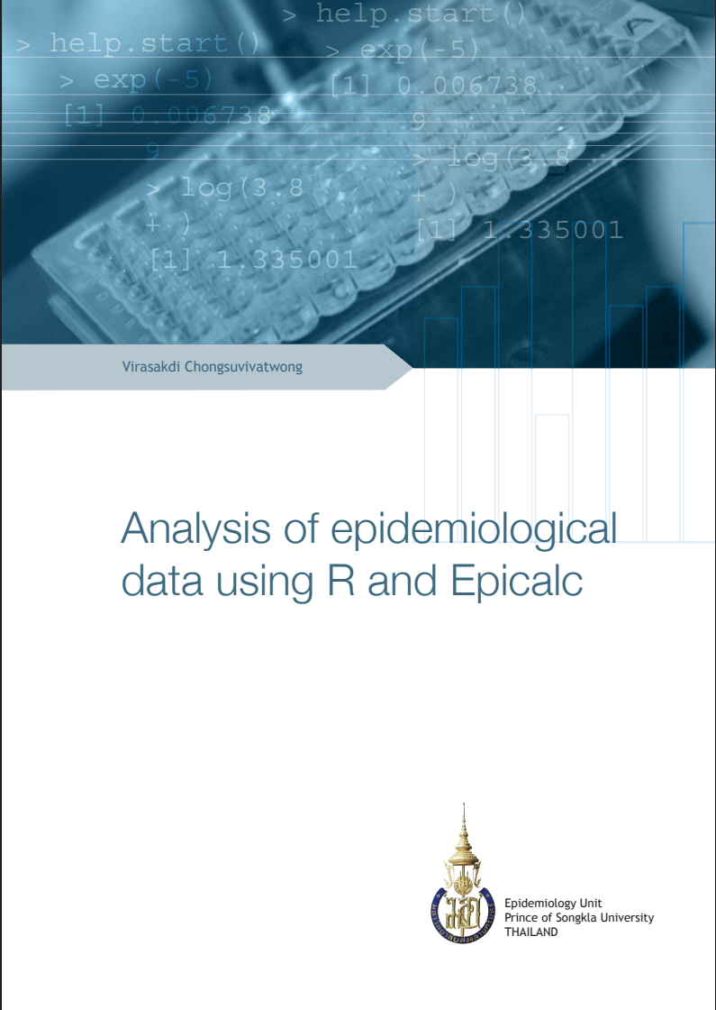 Analysis of epidemiological data using R and Epicalc