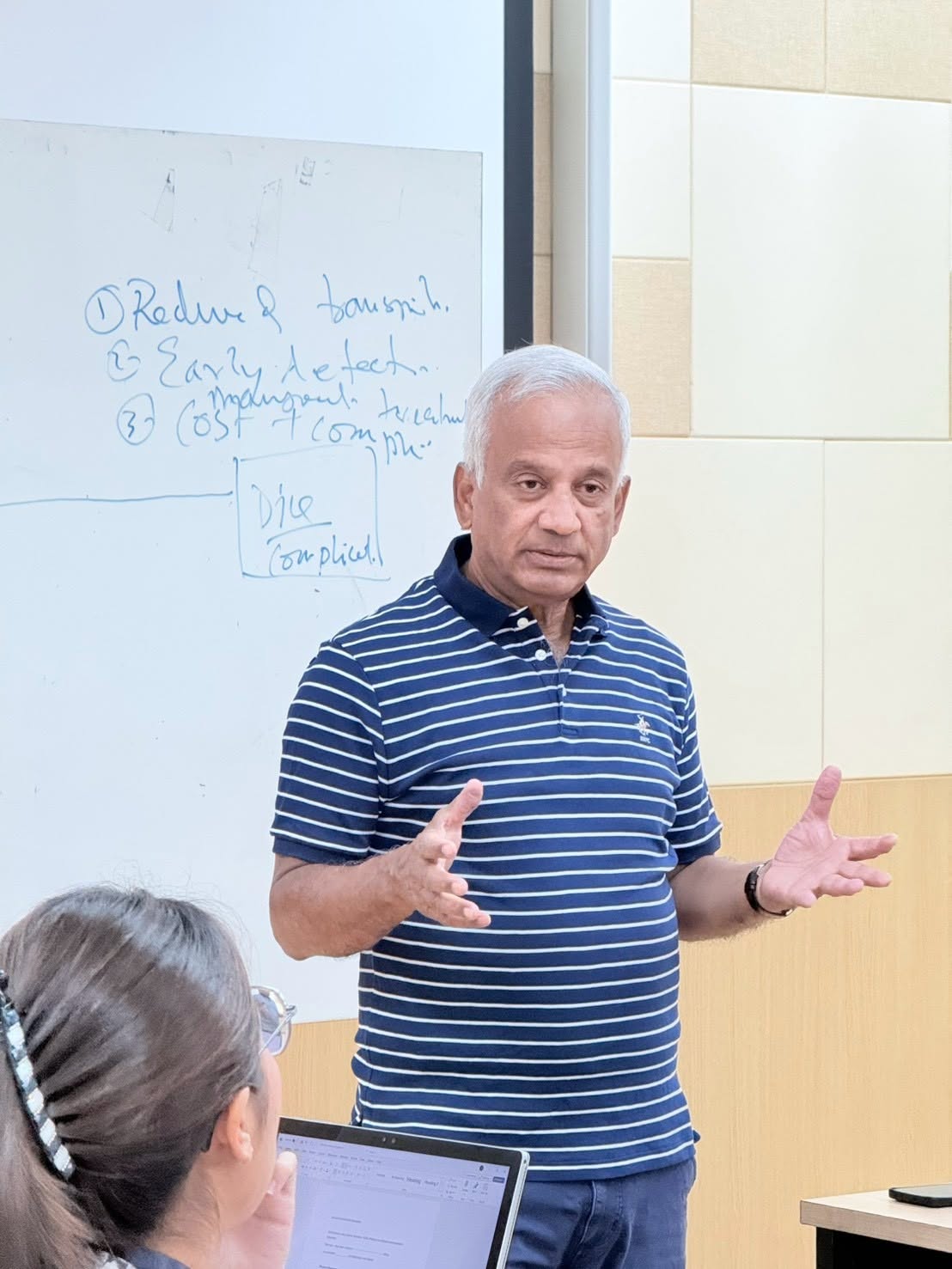 Special lecture by Prof. Dr. Quazi Monirul Islam : “Epidemiological approach to programme planning”.